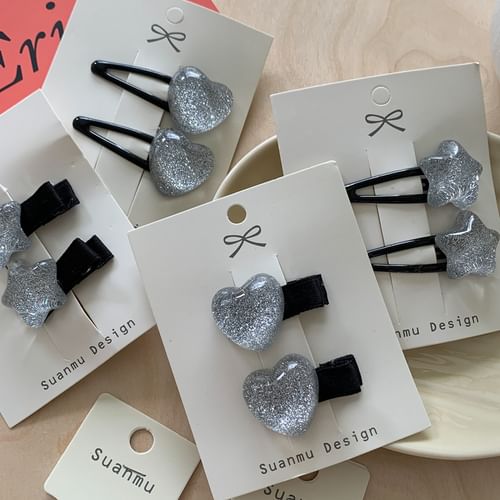 アクセサリー CODY HEART AND STAR HAIR TIE Chrome hearts hair tie - Gem