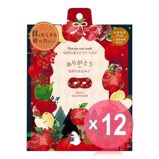 HONYARADOH - Apple Hot Eye Care Mask (x12) (Bulk Box)