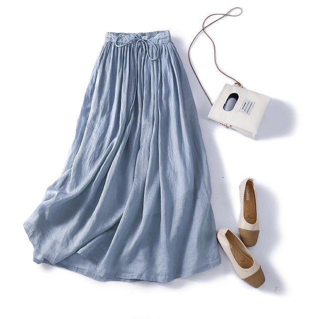 Lewwe-Midi A-Line Skirt