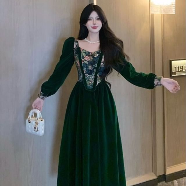 white christmas dresses Tina Holly Couture TA807 Wine Red Velvet Long Sleeve Formal Dress