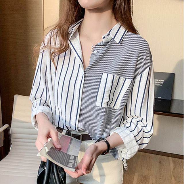 Everose-Striped Shirt