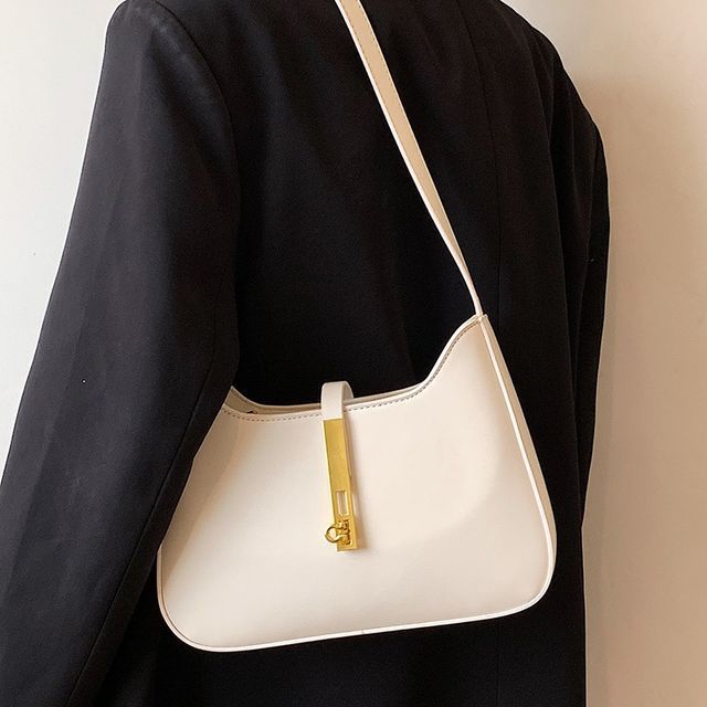 FAYLE-Faux Leather Crossbody Bag