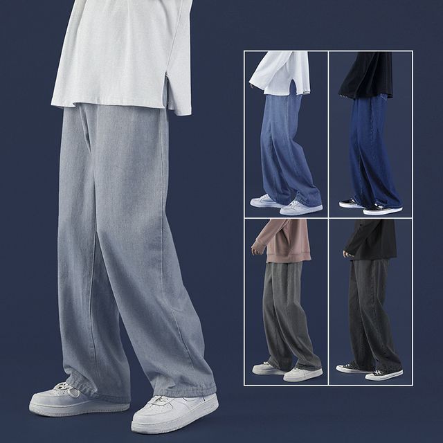 FOEV-Wide Leg Jeans