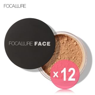FOCALLURE - Minimizes Pores & Perfects Skin Long-lasting Loose Face Powder - 6 Colors (x12) (Bulk Box)