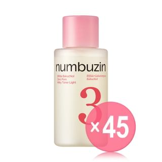 numbuzin - No.3 Bifida Bakuchiol Zero Pore Milky Toner Light (x45) (Bulk Box)