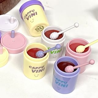 Cappuvini - Moisturizing Milk Tea Cup Lip Gloss - 4 Colors