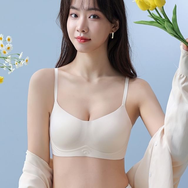 HYG Lingerie-Seamless Plain Bralette