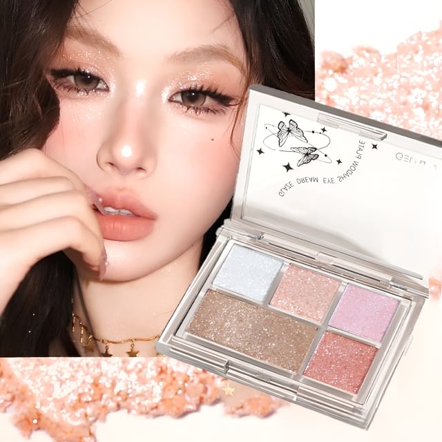 GELLA'S - 5 Colors Glaze Dream Eyeshadow Palette - F02 | YesStyle