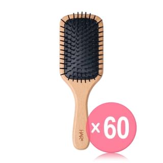 HAIR+ - Wooden Paddle Brush (x60) (Bulk Box)