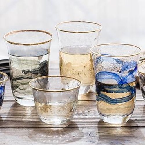 Modern Wife Golden Trim Drinking Glass (various designs) YesStyle