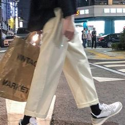 Tiaota - 水洗直筒牛仔褲 Tiaota - 水洗直筒牛仔褲