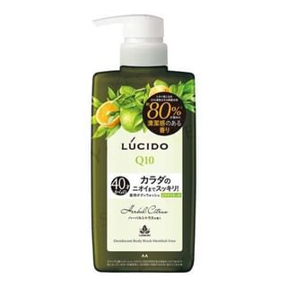 Mandom - Lucido Q10 Medicated Deodorant Body Wash Herbal Citrus