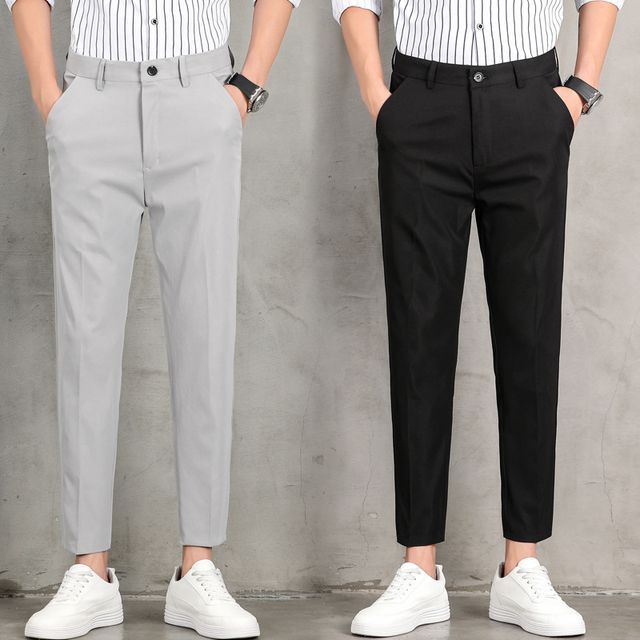 onlyever - Straight Leg Dress Pants | YesStyle