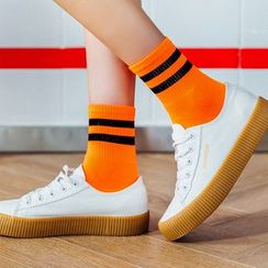 MOGLA - Contrast Trim Socks MOGLA - Contrast Trim Socks