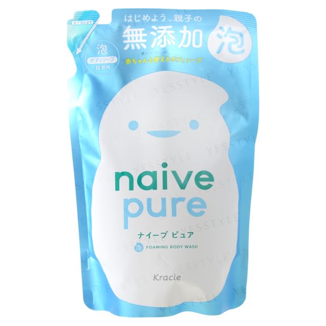 Kracie Naive Pure Foaming Body Wash Refill Yesstyle