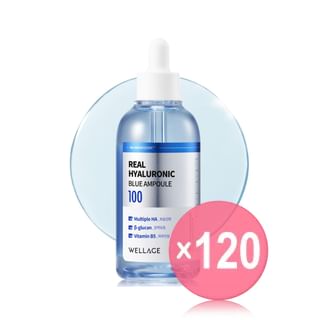 WELLAGE - Real Hyaluronic Blue 100 Ampoule (x120) (Bulk Box)