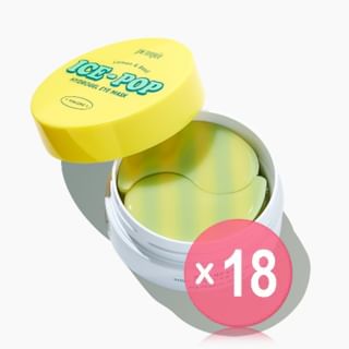 PETITFEE - koelf Lemon & Basil Ice-pop Hydrogel Eye Mask (x18) (Bulk Box)