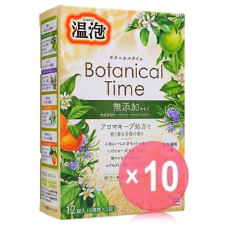 EARTH - ONPO Warm Foam Botanical Time Bath Tablet 10pcs Bundle Set