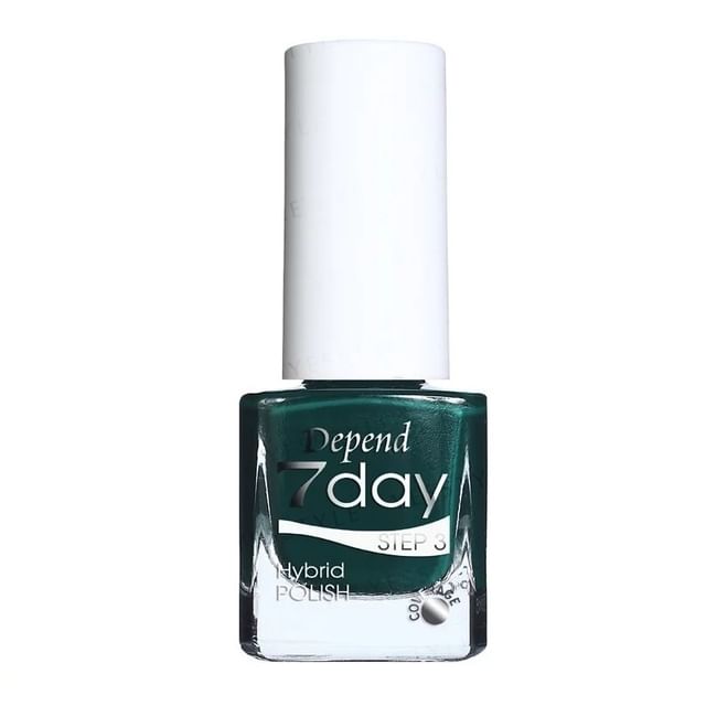 Depend Cosmetic-7day 仿Gel 甲快乾甲油 7223 深邃墨綠色-5ml