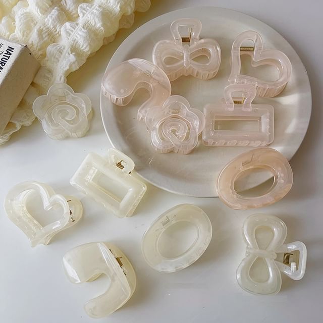 Rodiv-Plain Plastic Hair Claw
