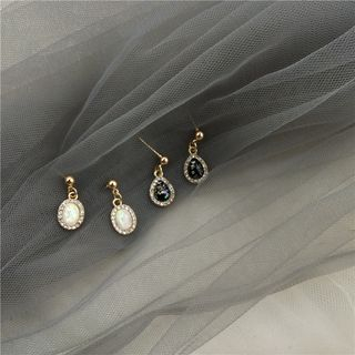 Jael-Retro Bead Drop 925 Sterling Silver Earring