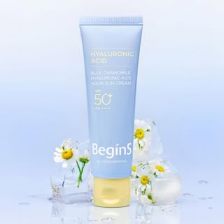 JUNG SAEM MOOL - BeginS Blue Chamomile Hyaluronic Acid Aqua Sun Cream