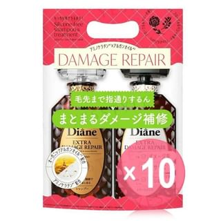 NatureLab - Moist Diane Perfect Beauty Extra Damage Repair Shampoo & Treatment Set (x10) (Bulk Box)