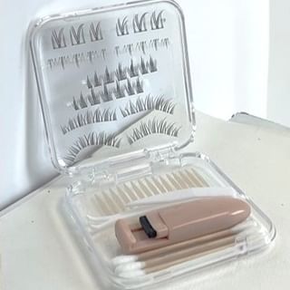 denivyse-Transparent Plastic False Eyelashes Storage Case Various Designs
