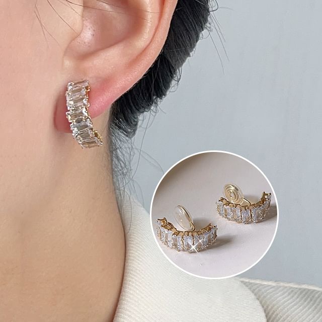 Chimerro-Rhinestone Alloy Ear Cuff