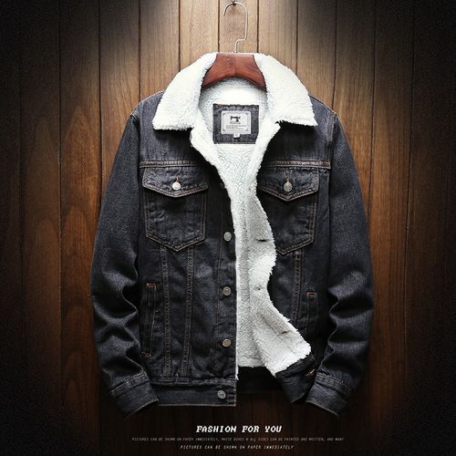 Aozora - Fleece-Lined Denim Jacket