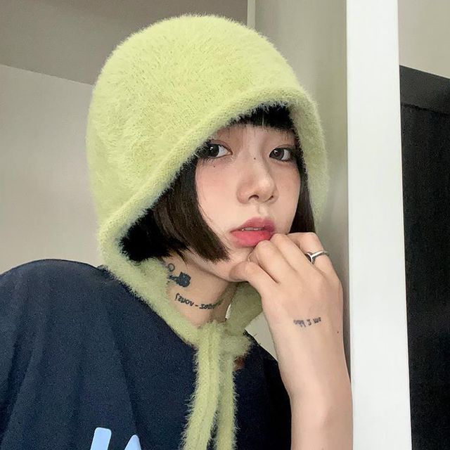 UOSU-Knit Bucket Hat
