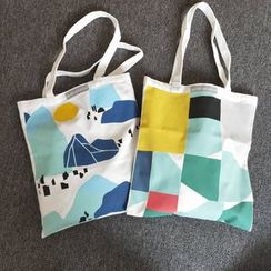 DUYU - Canvas Printed Shopper Bag