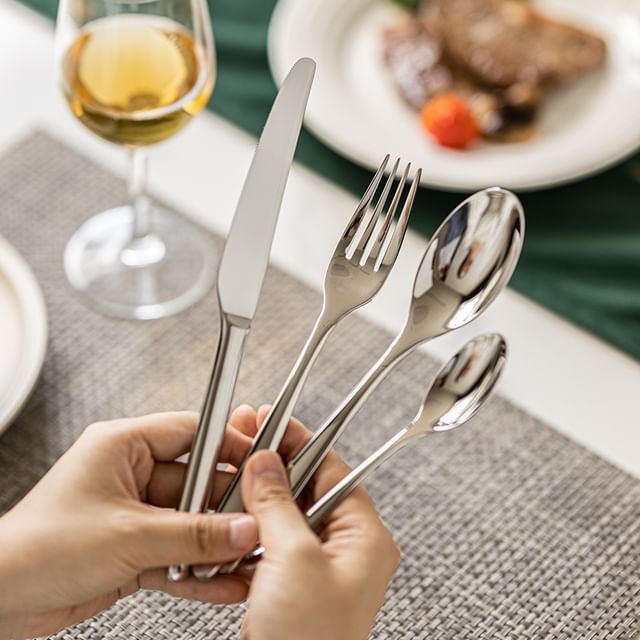 Koringa-Stainless Steel Knife Fork Spoon Set Various Designs