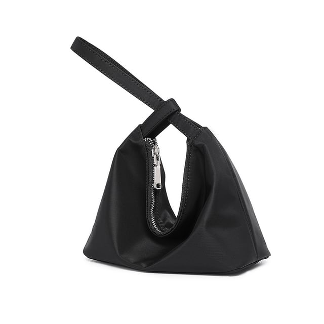 Melois-Plain Top Handle Makeup Pouch
