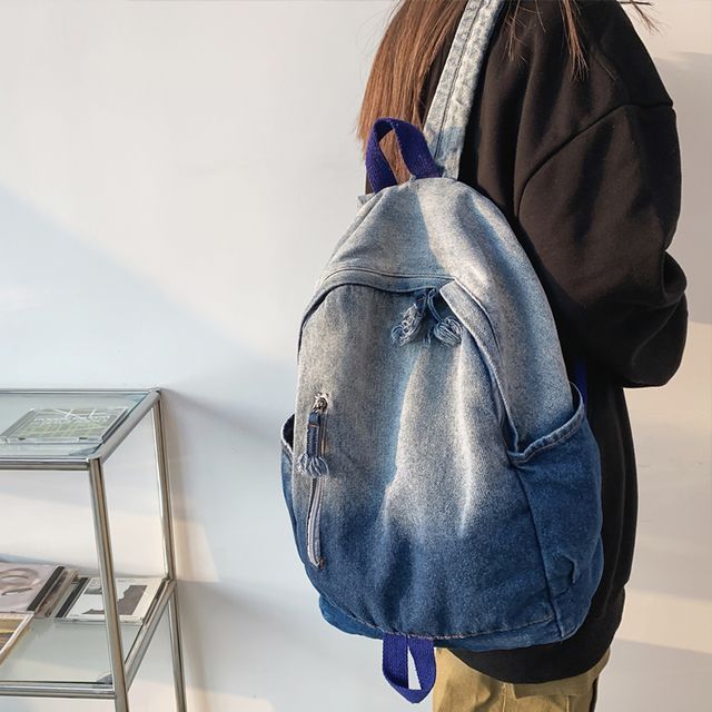 MUSIS - Mini Denim Backpack