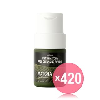 delphyr - Fresh Matcha Pack Cleansing Powder (x420) (Bulk Box)