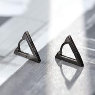 Parskletie-Triangle Huggie Earring
