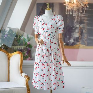 Cherry on sale print sundress