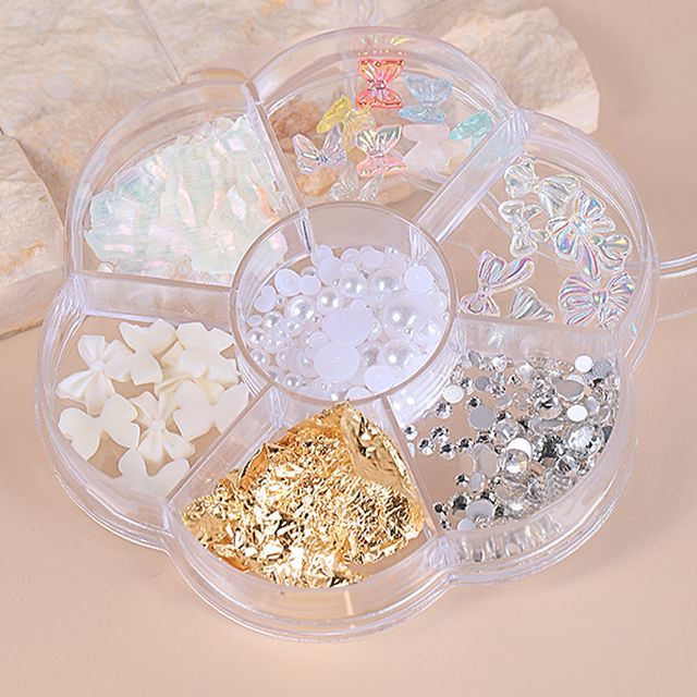 Padoma-Nail Art Decoration with Case various designs