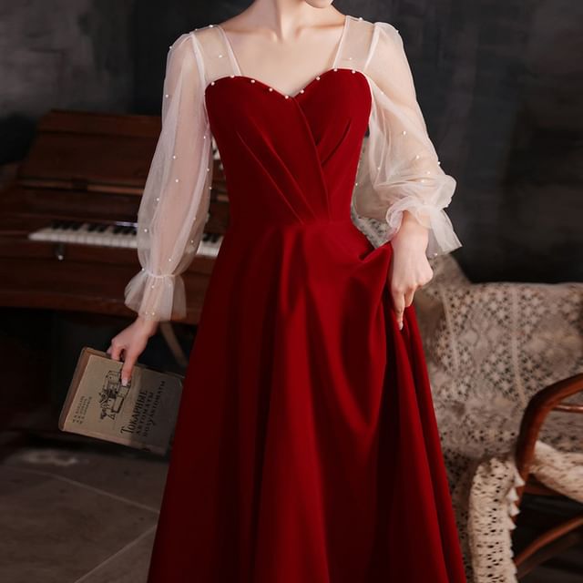 sachin and babi light blue dress Women's Long Sleeve Formal Dresses & Evening Gowns