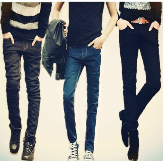Acrius-Mid Rise Skinny Jeans