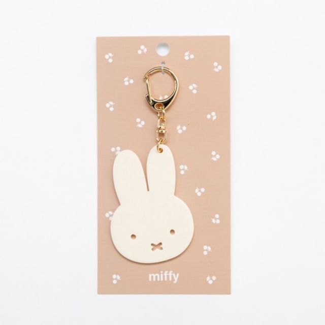 fab.JAPAN - BRUNA CLIP Miffy Acrylic Key Holder / Keyring (White ...