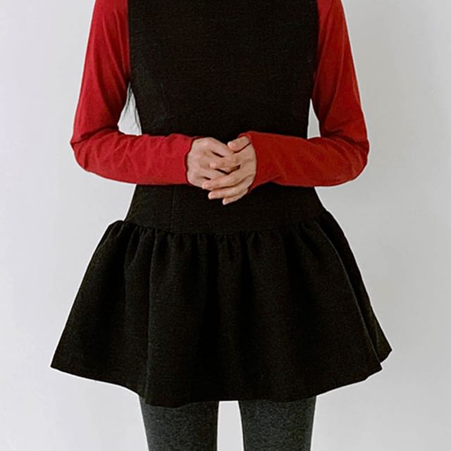 FROMBEGINNING - Drop-Waist Pinafore Dress | YesStyle FROMBEGINNING - Drop-Waist Pinafore Dress | YesStyle