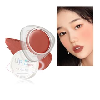 FOCALLURE - Creamy Lip & Cheek Duo - 4 Colors Nude