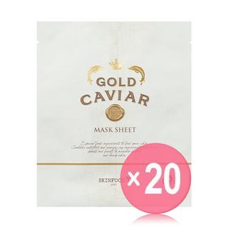 SKINFOOD - Gold Caviar EX Mask Sheet (x20) (Bulk Box)