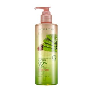 NATURE REPUBLIC - Soothing & Moisture Cactus 92% Soothing Gel 400ml