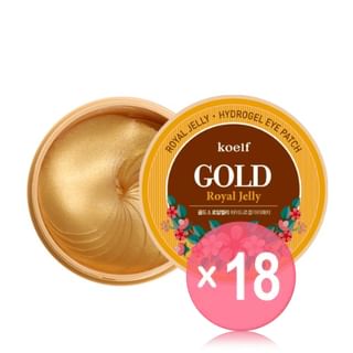 PETITFEE - koelf Gold & Royal Jelly Eye Patch 60pcs (x18) (Bulk Box)