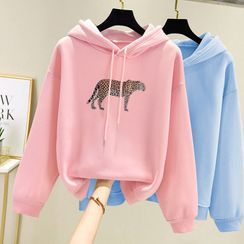 Carmenta - Leopard-Print Hoodie Carmenta - Leopard-Print Hoodie