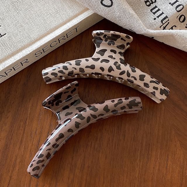 Kiren-Leopard Print Hair Claw