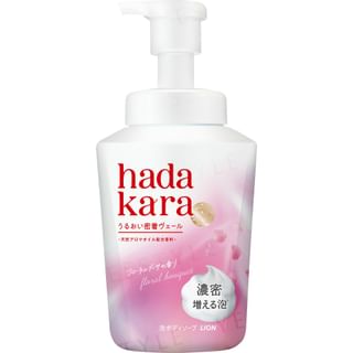 LION - Hadakara Moist Body Care Soap Foam Floral Bouquet
